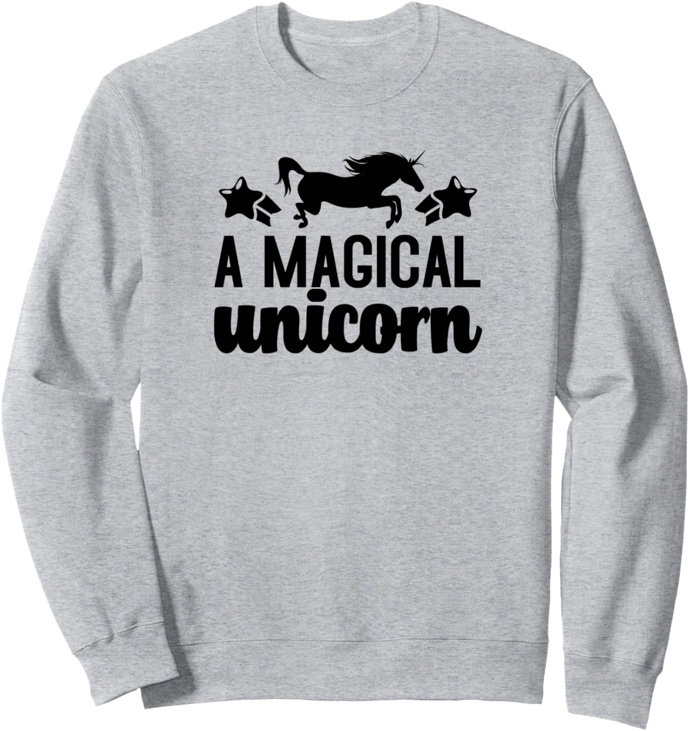 

Волшебный единорог - Забавная толстовка для любителей единорогов A Magical Unicorn, серый