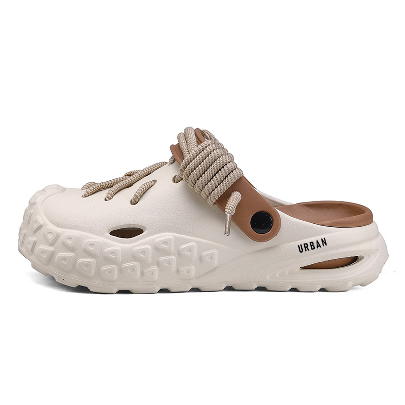 

URBAN AUTHENTIC Клоги унисекс цвета хаки, цвет Khaki