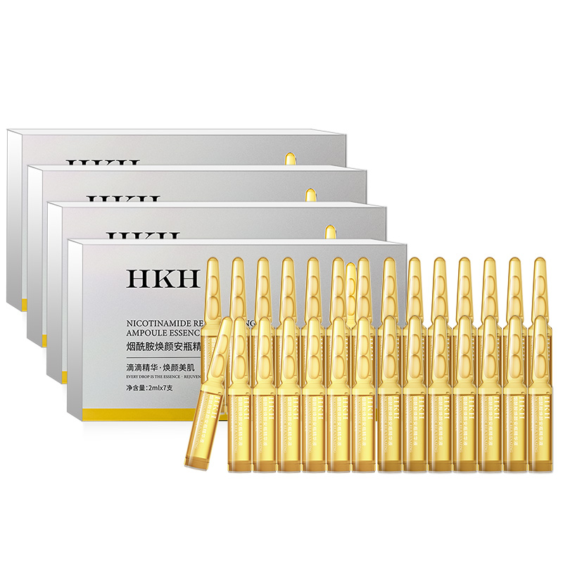 

Концентрированная ниацинамидовая одноразовая эссенция для лица осветляющая, подтягивающая, увлажняющая и питающая 7 шт*4 упаковка HKH