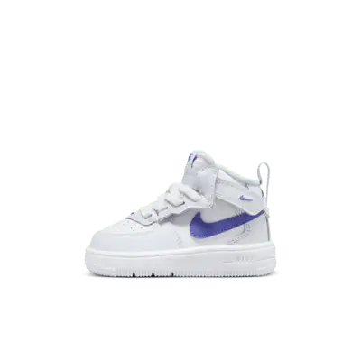 

Кроссовки Nike Force 1 Mid EasyOn, цвет Football Grey/White/Persian Violet