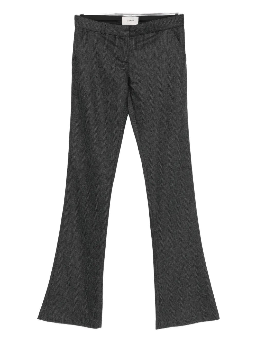 

Клетчатые брюки Coperni, черный