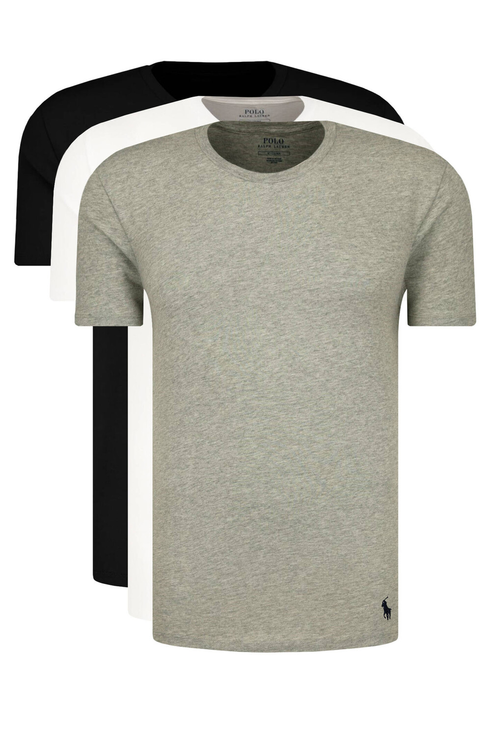 

Футболка POLO RALPH LAUREN 3-pack regular fit, серый