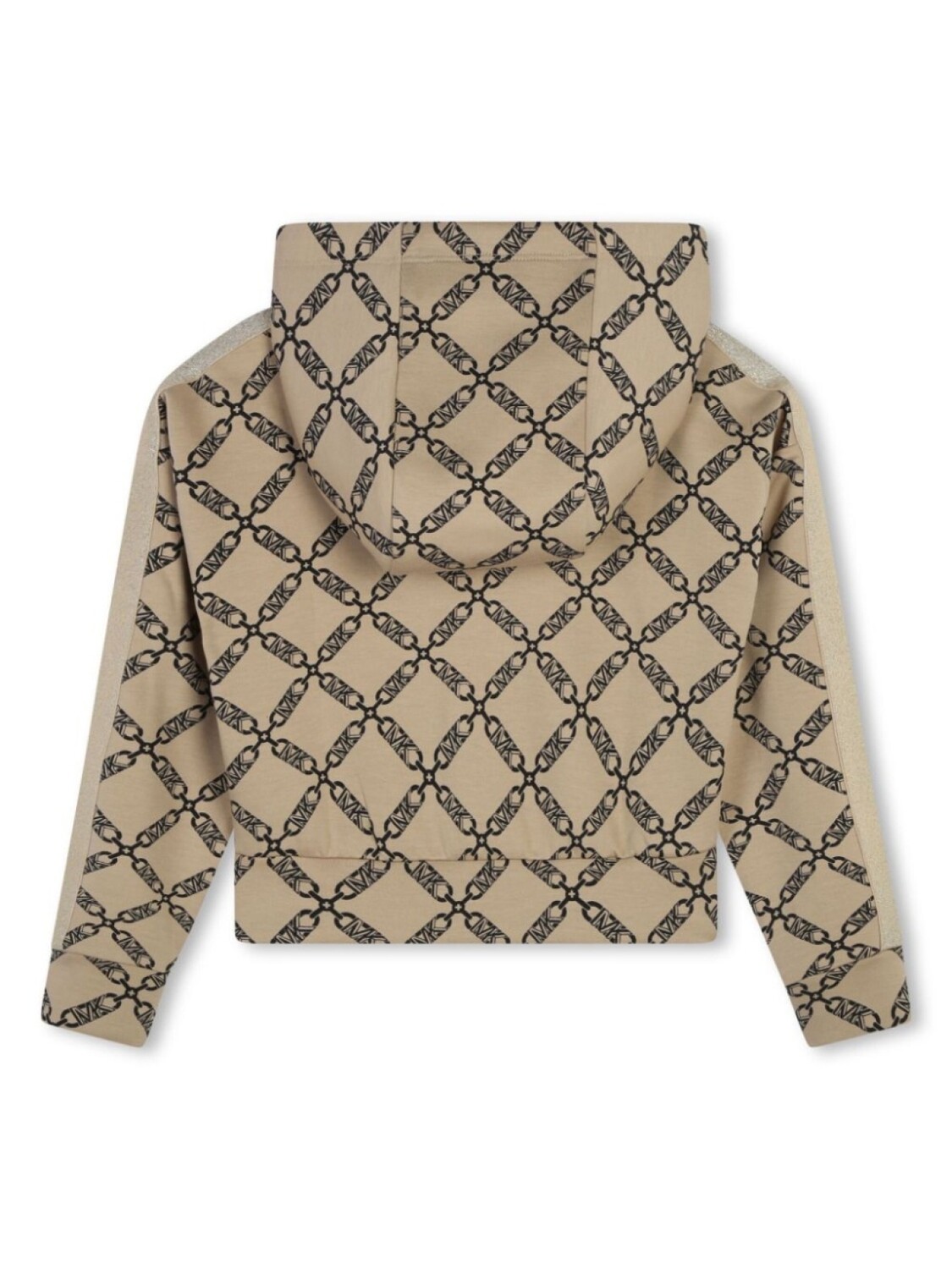 

Michael Kors Kids худи на молнии с логотипом Empire, нейтральный цвет