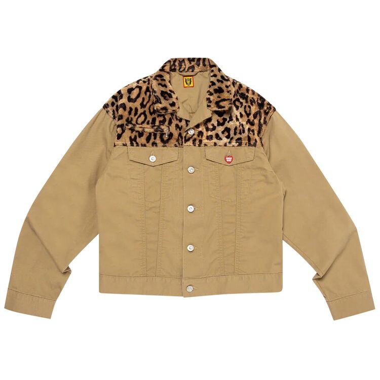 

Куртка Human Made Leopard Denim Work Jacket Beige, желто-коричневый