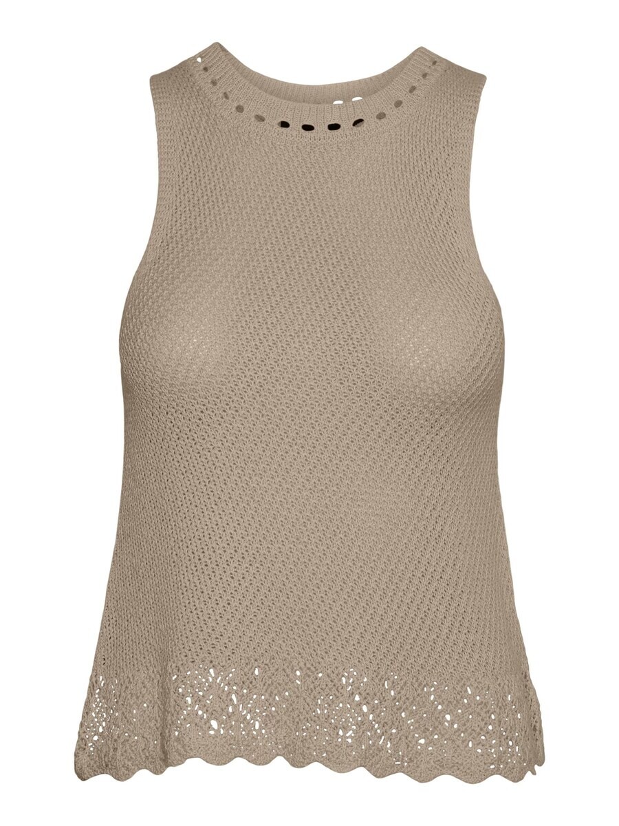 

Тонкий вязаный свитер VERO MODA Sweater AINO, бежевый