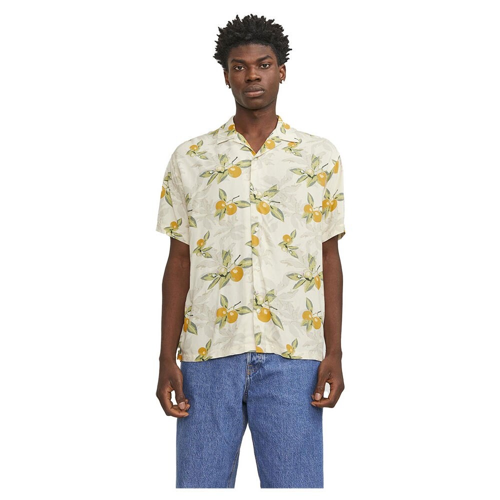 

Рубашка с коротким рукавом Jack & Jones Luke Tampa Aop, желтый