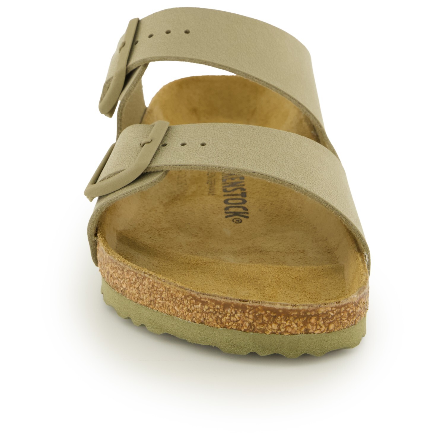 Сандалии Birkenstock Arizona Birko-Flor унисекс, хаки — фото 3