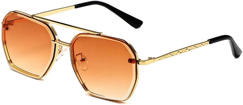 

Ретро солнцезащитные очки для женщин и мужчин, металлические, винтажные, с защитой от УФ-излучения UV400, для улицы, размер 6, один размер MTZJH, One Color