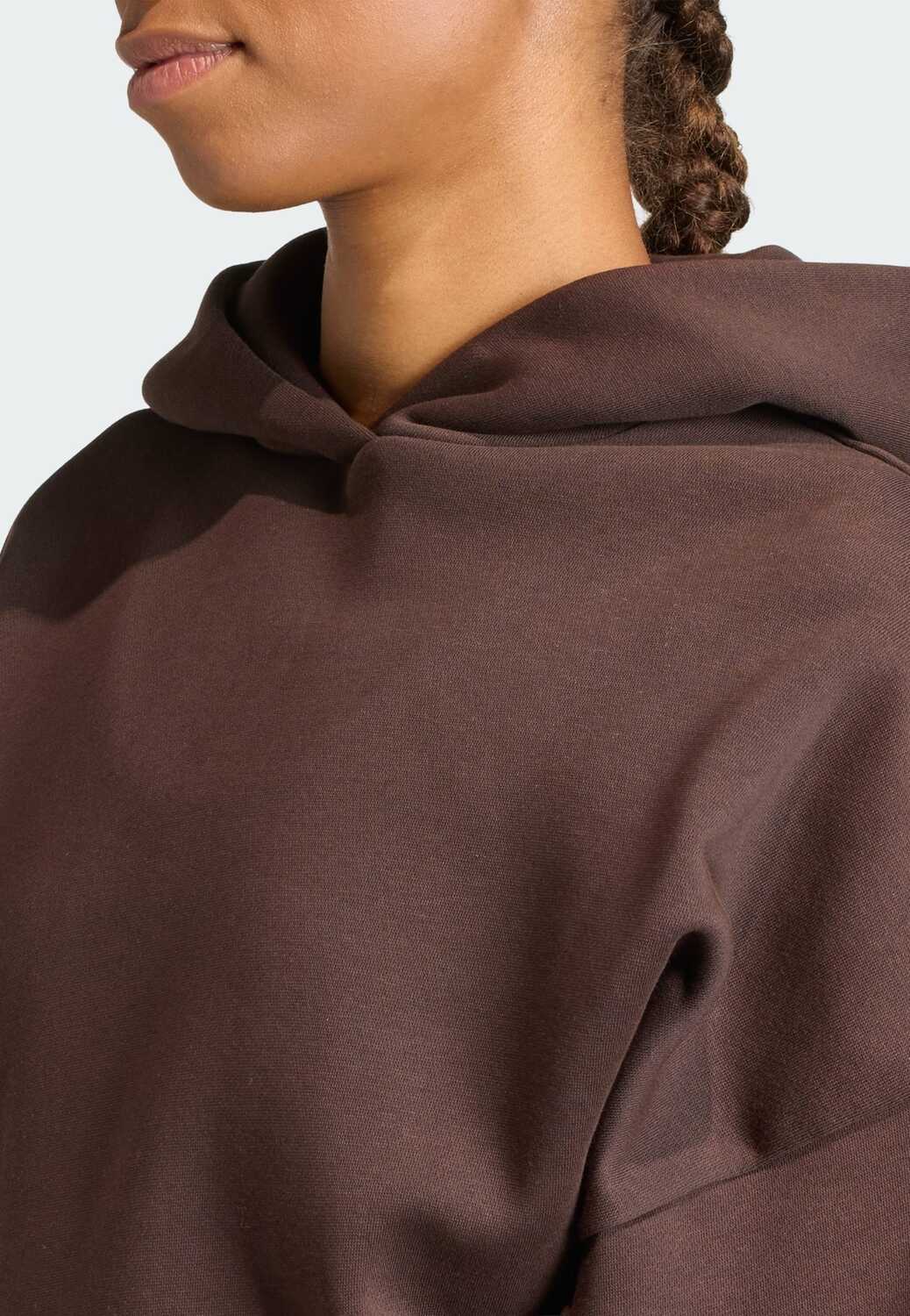 Adidas Performance Спортивный свитшот 'Hyperglam' в цвете Chocolate — фото 4