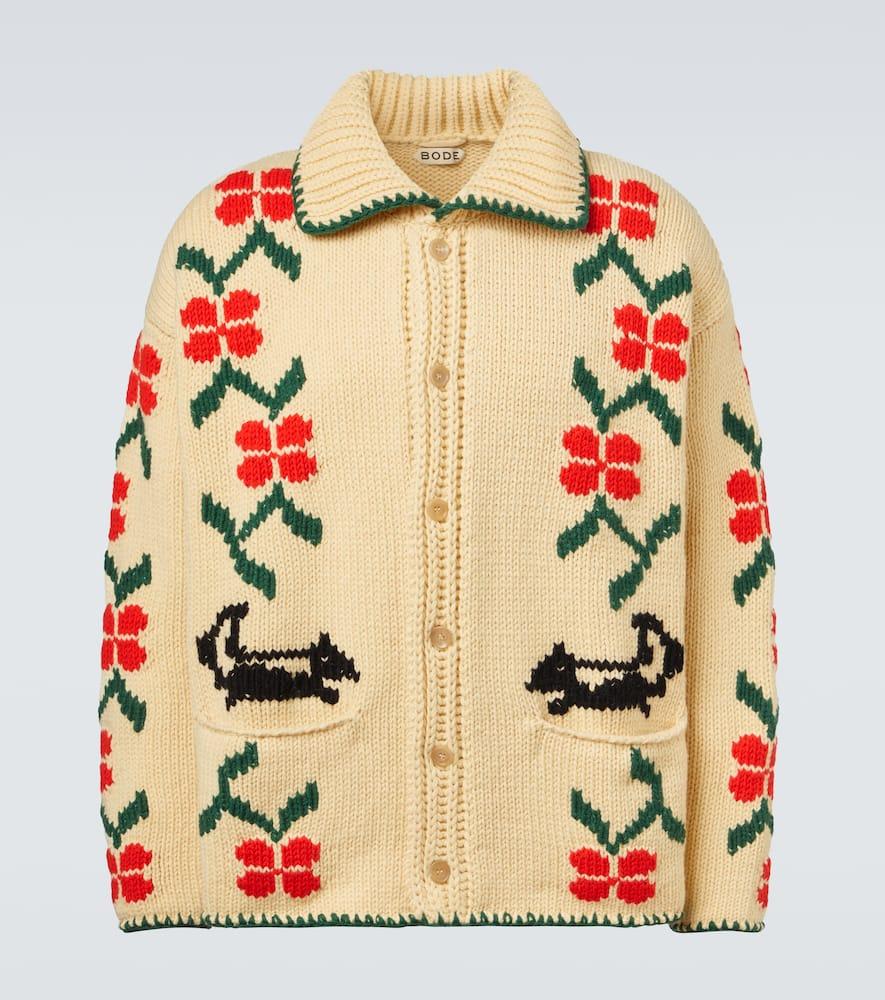 

Кардиган из верджинской шерсти Pirate Ship Bode, Ivory