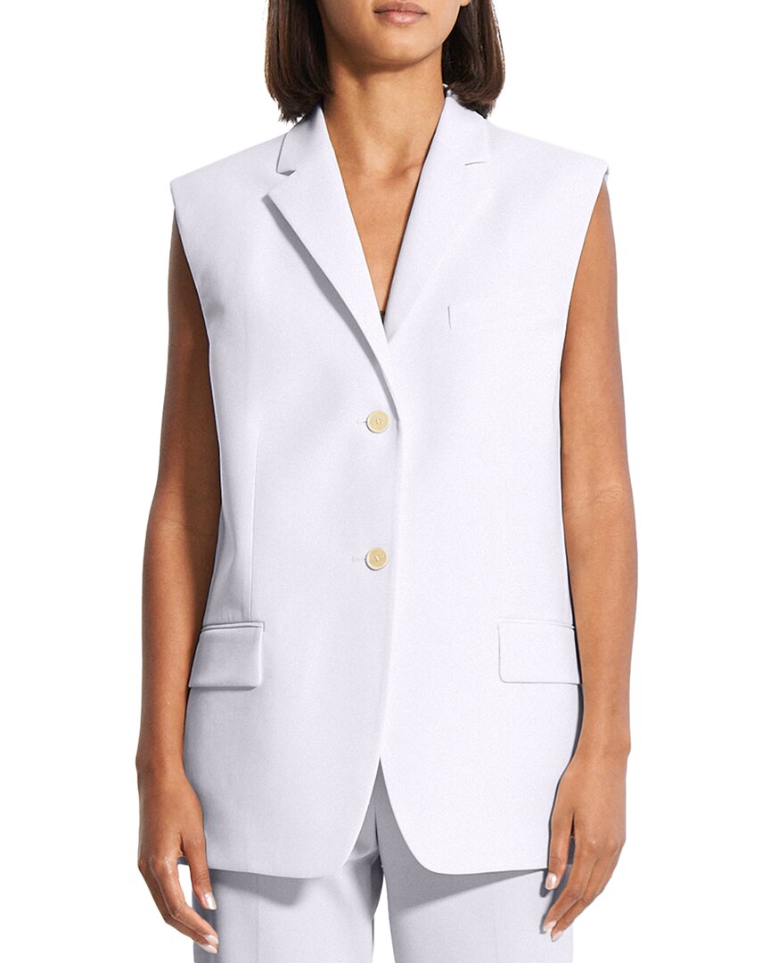 

Теория Бокси оверсайз жилет Theory, синий