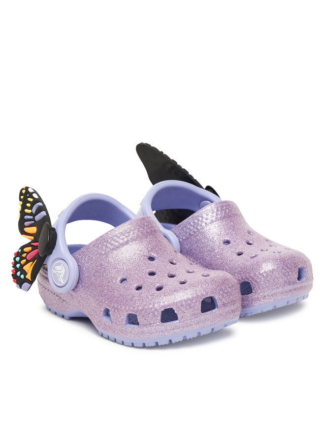 Мюли Crocs Toddler Classic IAM Butterfly Clog 210018, фиолетовый — фото 2