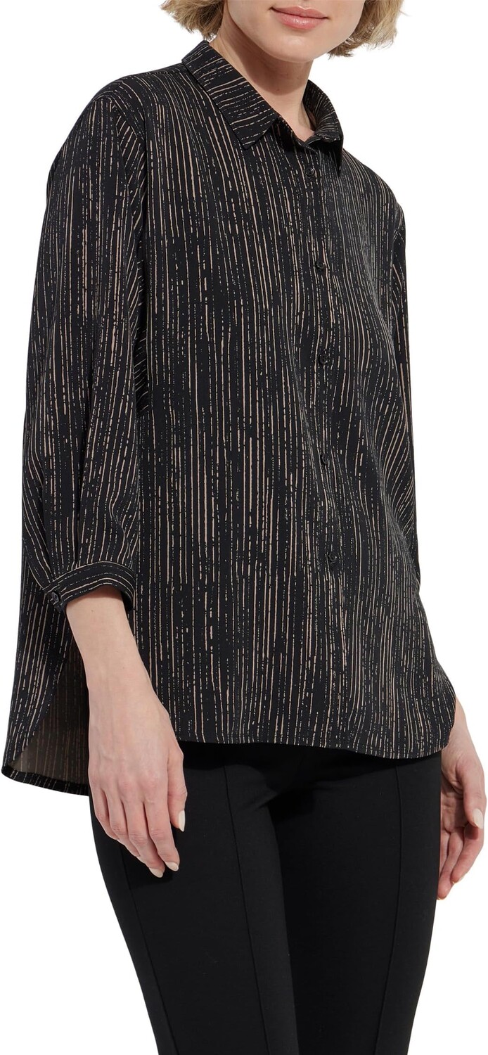 

Блуза Lysse Renee Stretch Woven Blouse, цвет Black Vertically