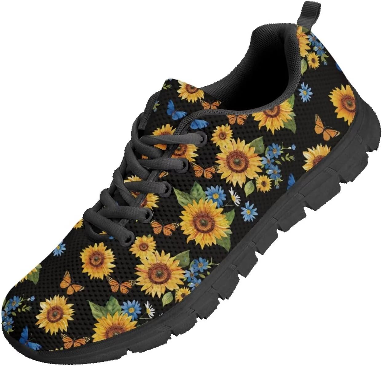 

Мужские кроссовки Funnydude Funny Print для бега, весенние повседневные кеды, легкие и дышащие, Sunflower