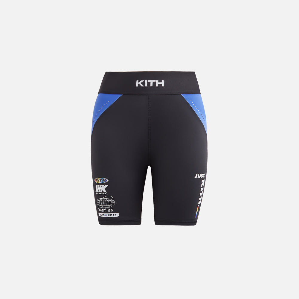 

Шорты Kith Women Lana Panelled Biker Short, черный