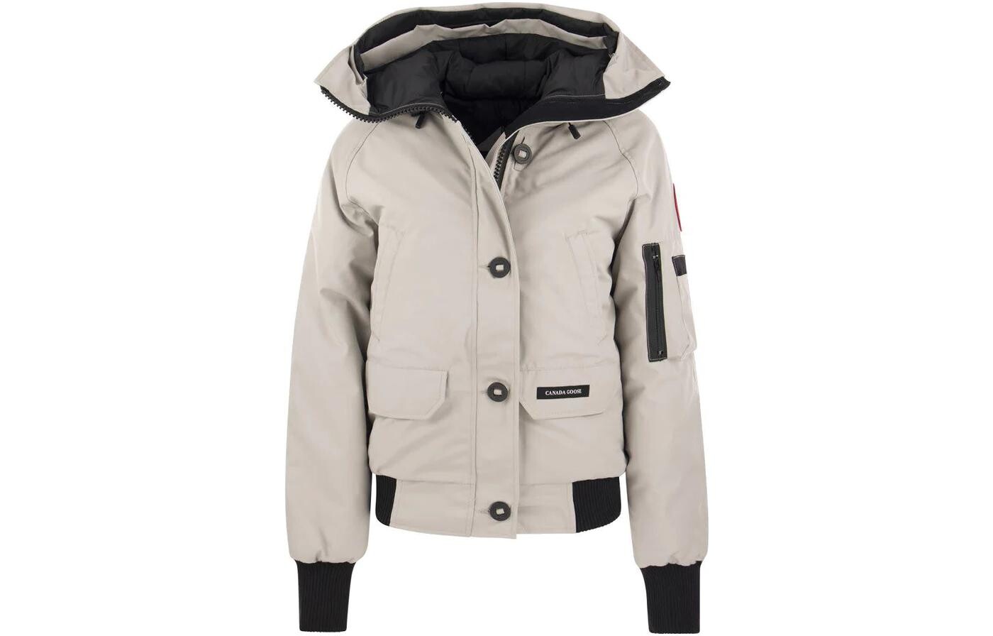 

Пуховик мужской лаймово-серый Canada Goose