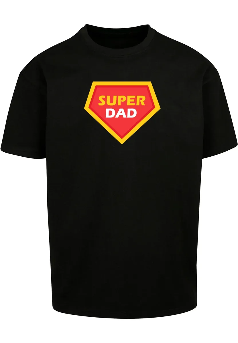 

Футболка Merchcode " Merchcode Men's Fathers Day — Футболка Super Dad Heavy Oversize", черный