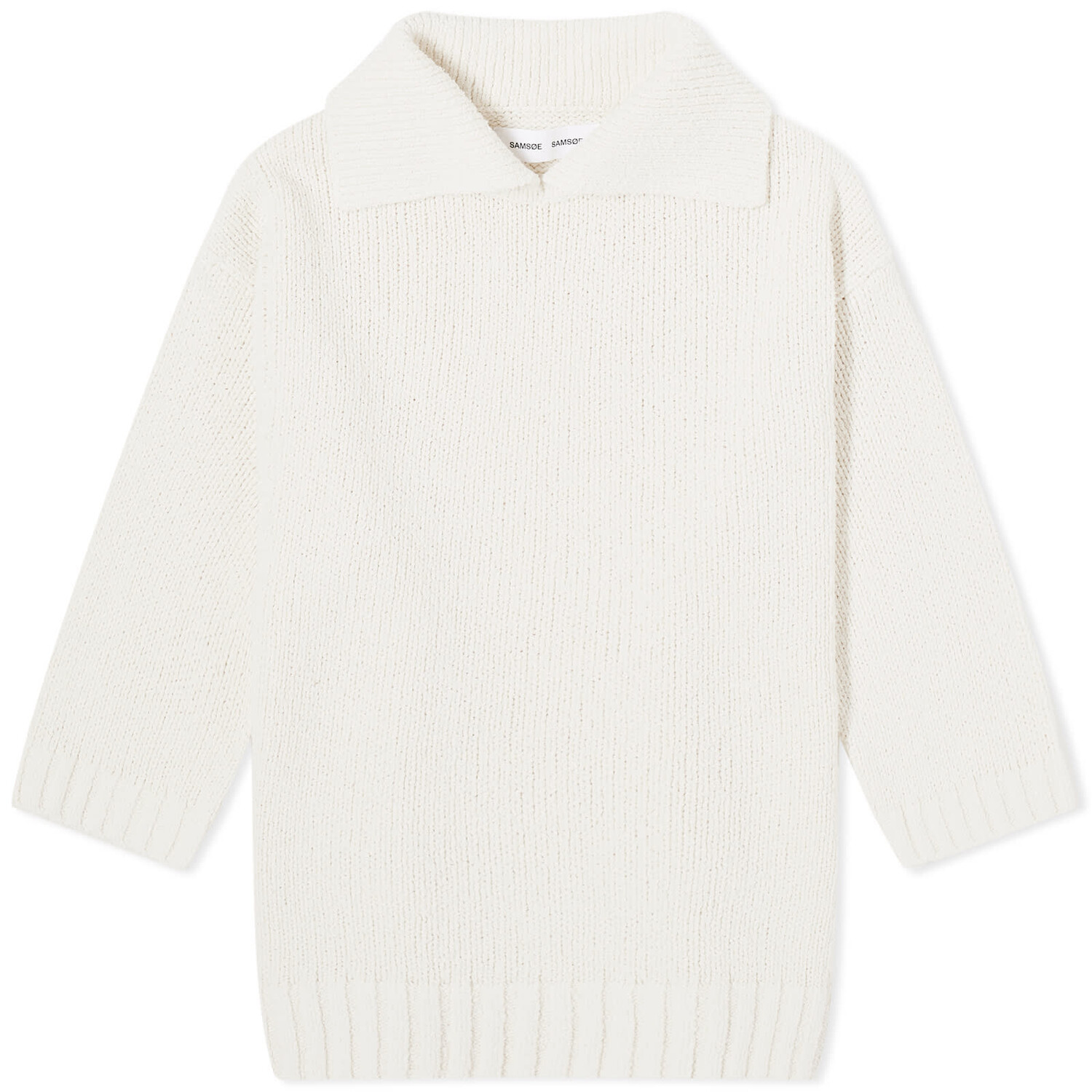 

Поло Samsøe Samsøe Salou Knitted Polo Top, цвет Solitary Star