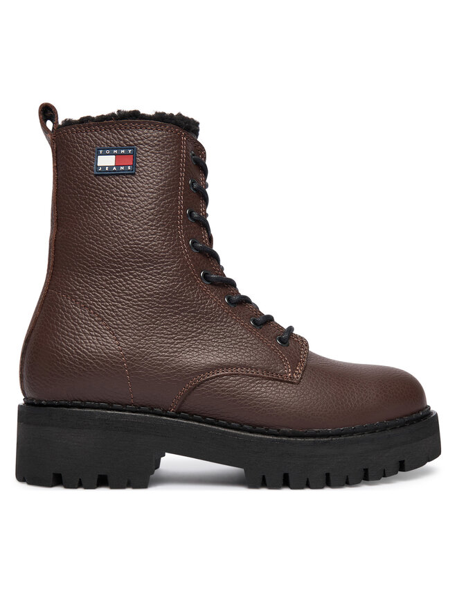 Ботильоны на шнуровке Tjw Urban Laceup Boot Wl EN0EN02906 Tommy Jeans, коричневый