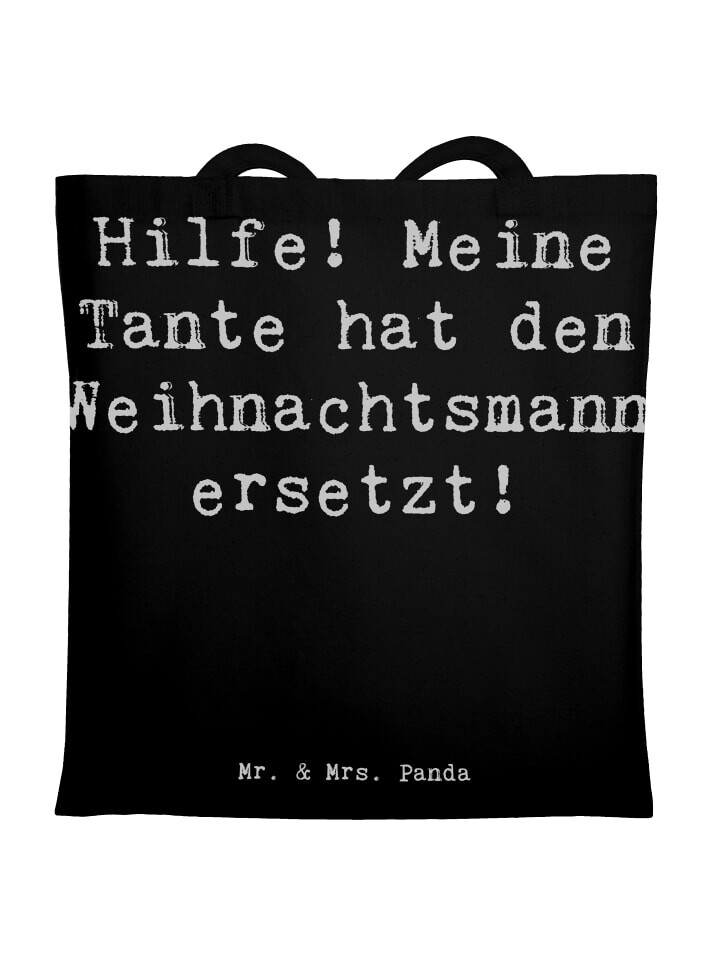 

Сумка для переноски Mr & Mrs Panda Tante Weihnachten, черный
