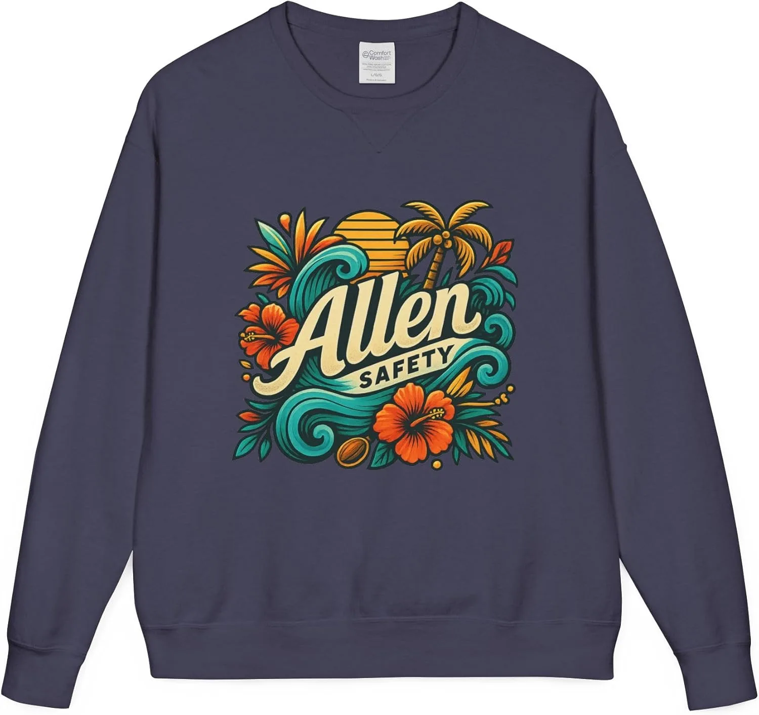 

Толстовка Worker Safety Team Tropical Vibes Soft Pullover Allen Safety