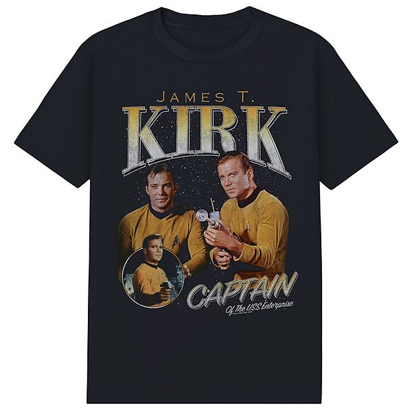 

Футболка с принтом Star Trek James T Kirk Licensed Character