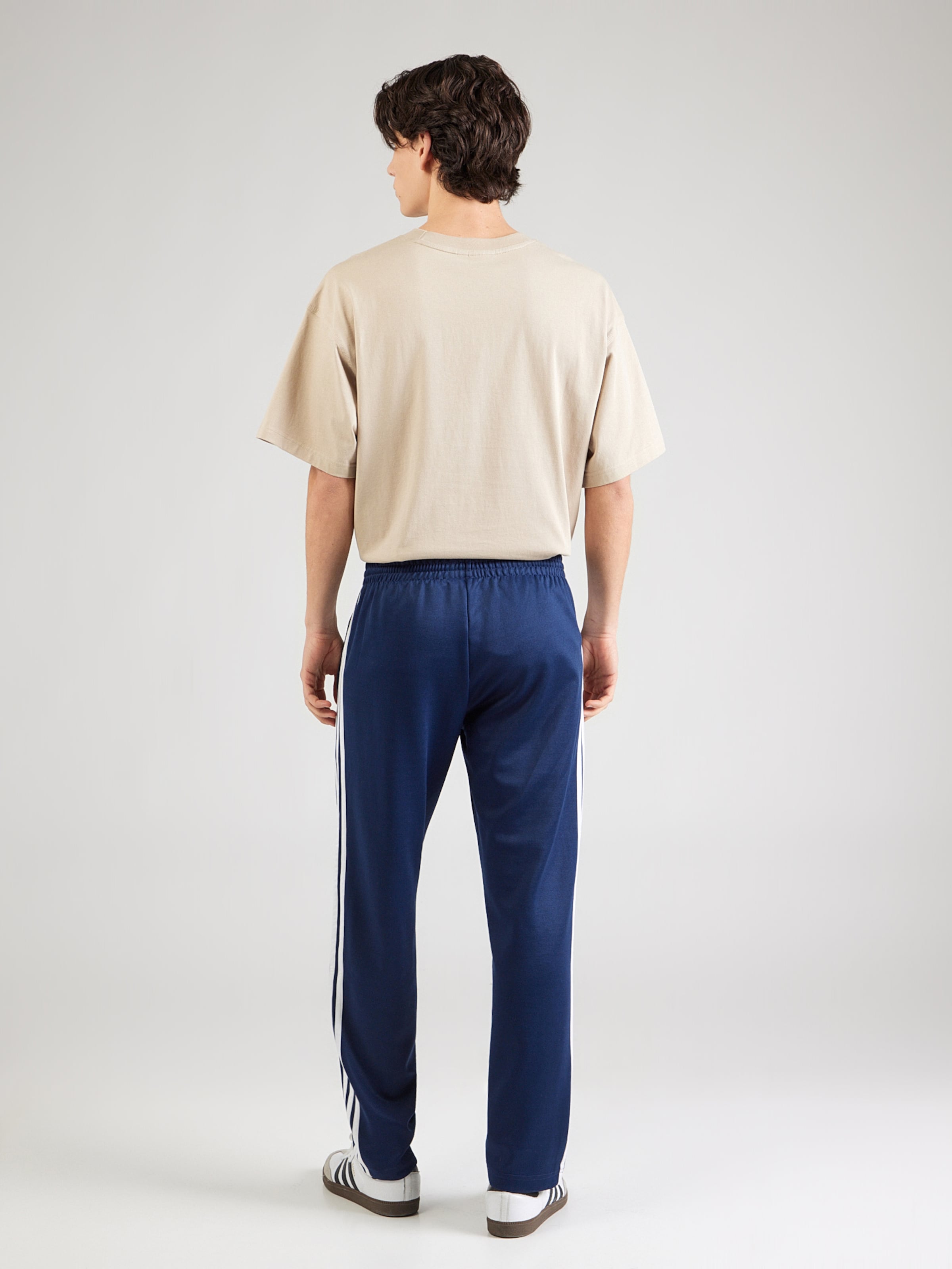 Adidas Originals Textil Брюки Regular 'SST' в цвете Navy — фото 4