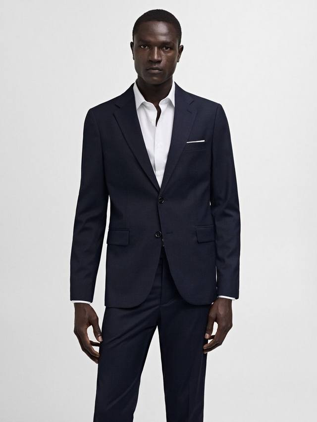 

Блейзер Milan Slim Fit Mango, Navy