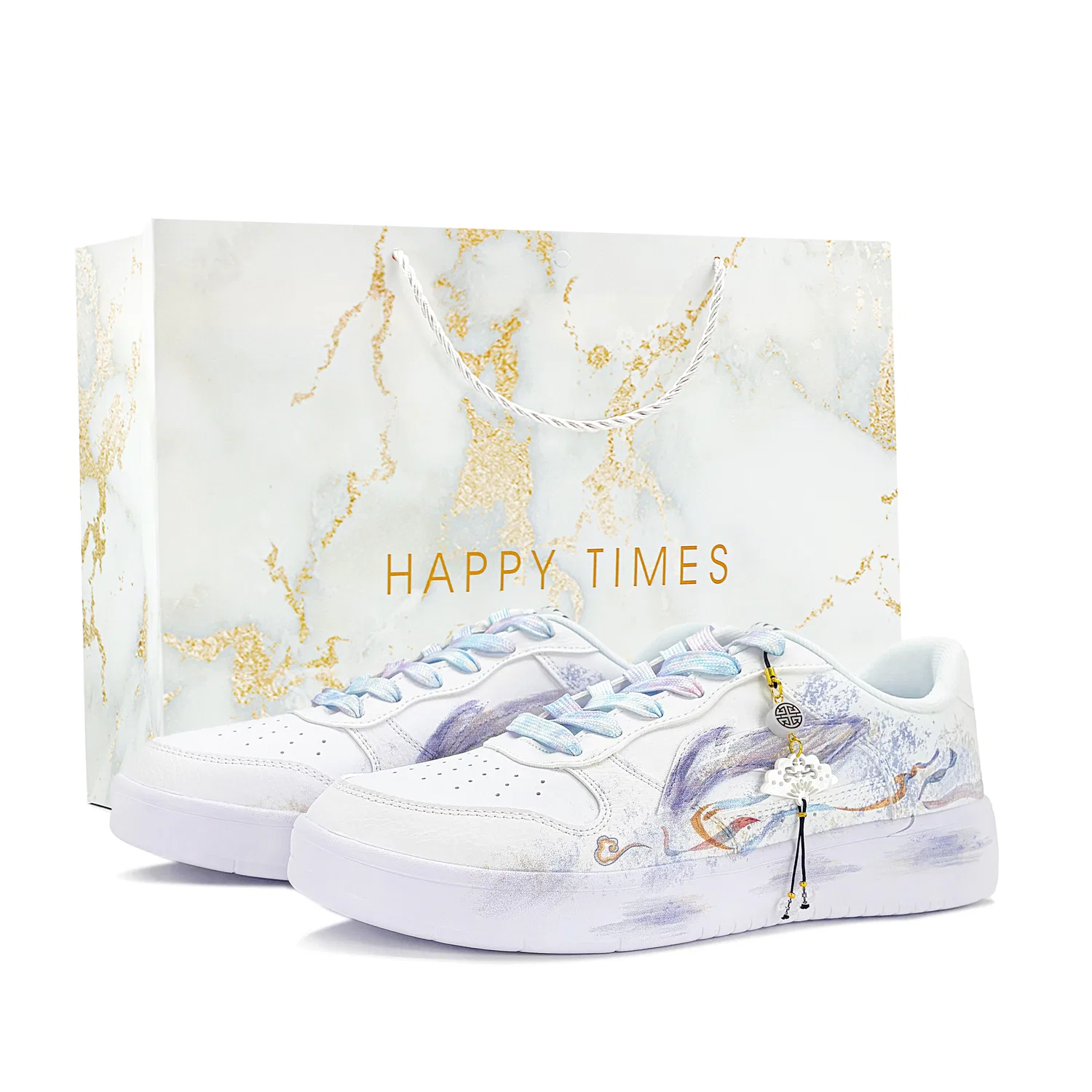 Спортивные кроссовки синтетические Li-Ning Floating Boat Light Purple