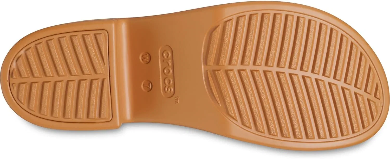 Crocs Женские Бруклинские плетеные сандалии на каблуке, Black Woven — фото 3