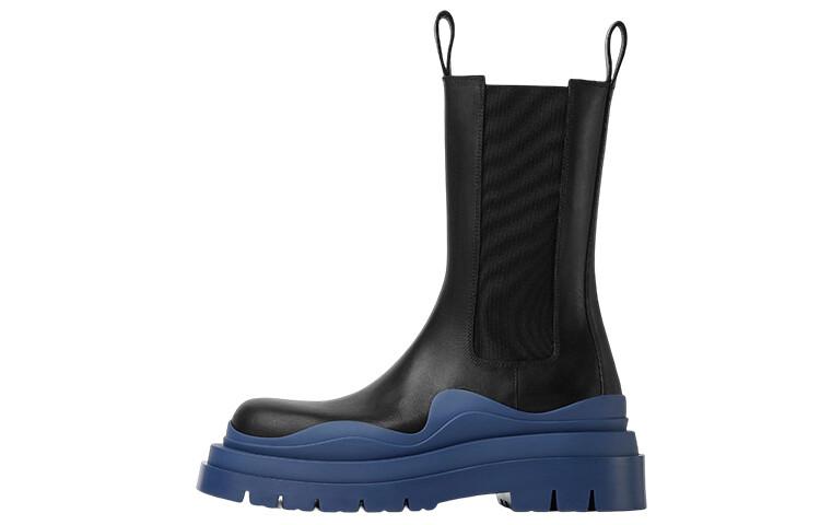 

Женские ботинки челси Bottega Veneta Tire, черный/синий