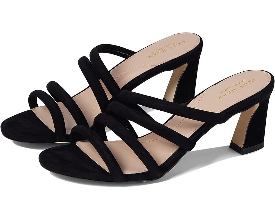 

Туфли Cole Haan Adella Sandal 65 mm, цвет Black Suede