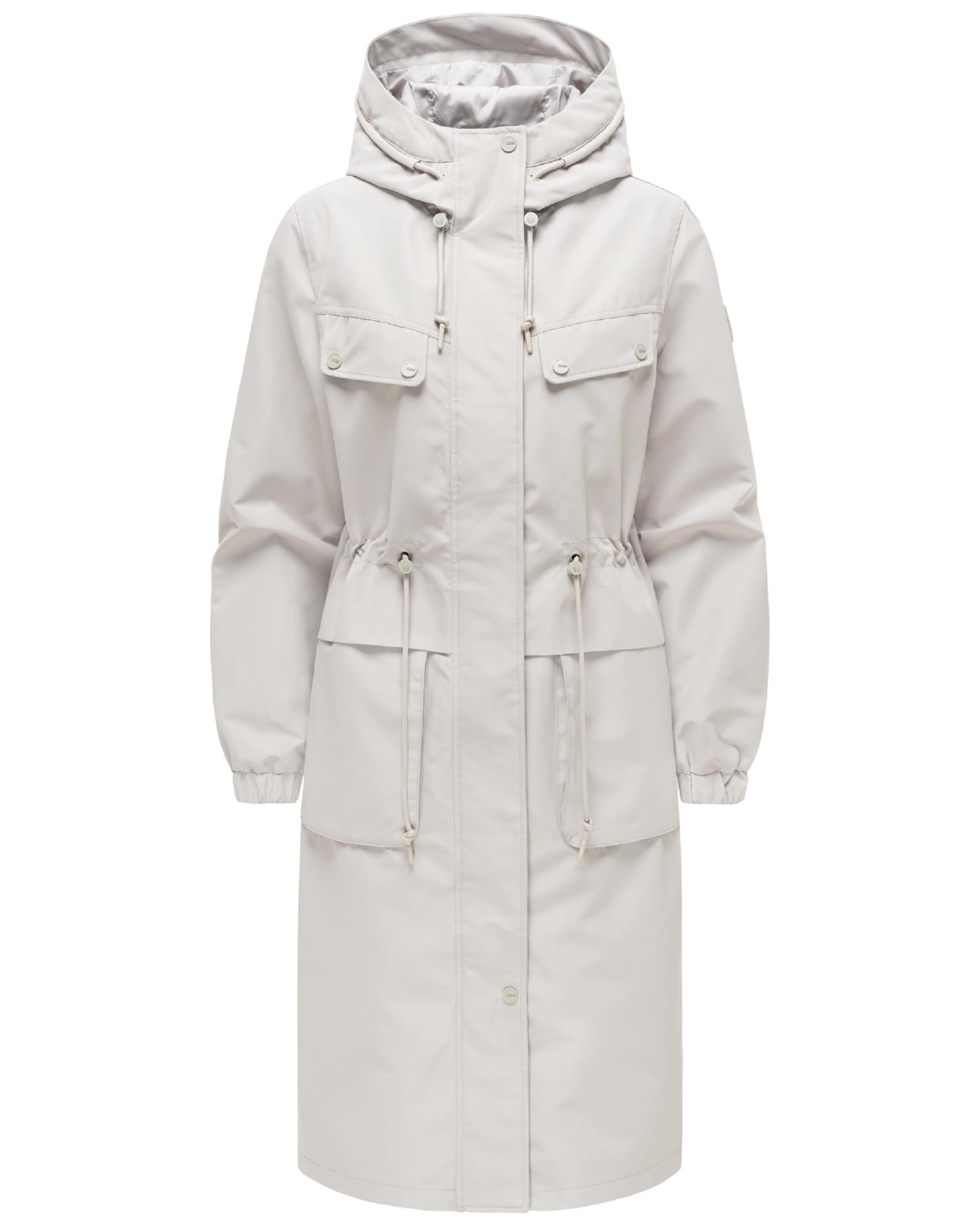 

NAVAHOO Демисезонное пальто 'Kirschwind 14' в светло-сером цвете