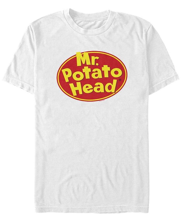 

Мужская футболка с короткими рукавами и логотипом Mr. Potato Head Fifth Sun, белый