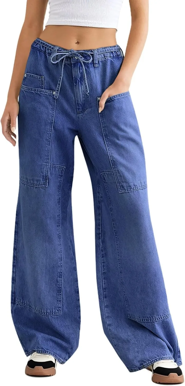 

Cicy Bell женские джинсы wide leg с карманами