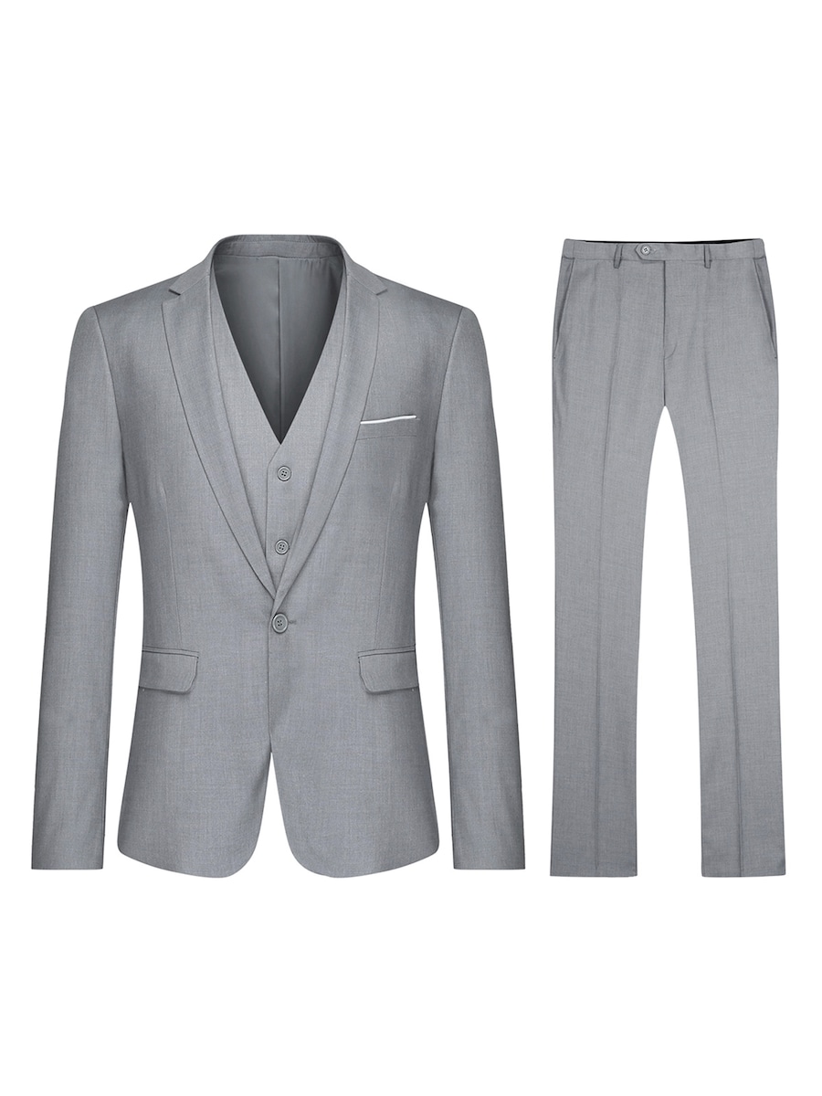 

Приталенный костюм Youthup, светло-серый