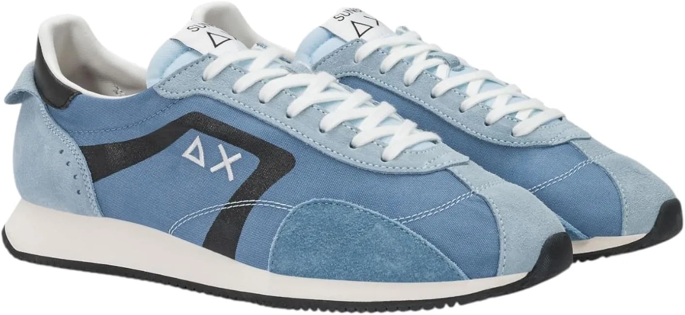 Кроссовки SUN68 Men's Easy Runner Accessories, Blue Clair — фото 3