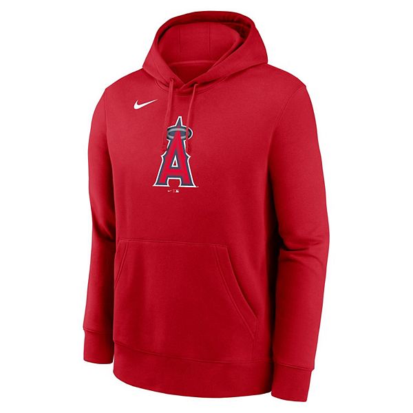 Мужской красный худи с логотипом los angeles angels Nike — фото 3