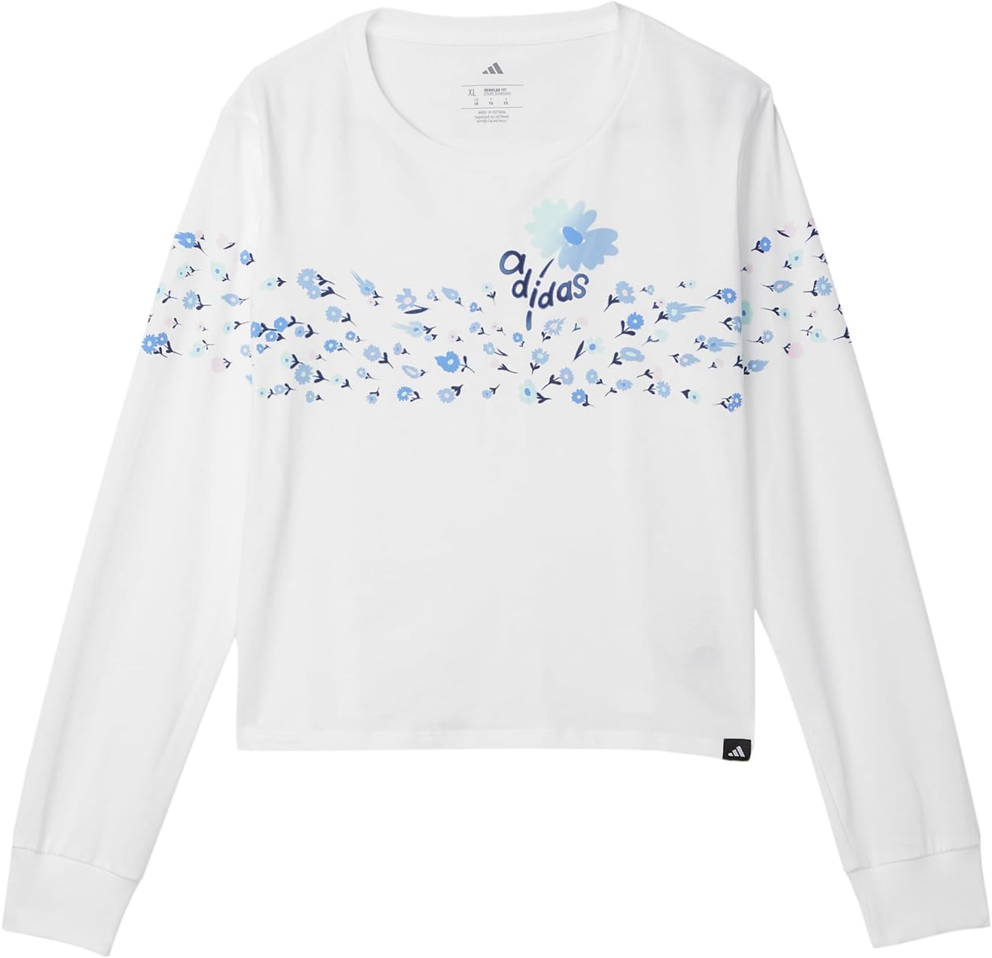 

Футболка adidas Kids Regular Fit Tee, белый
