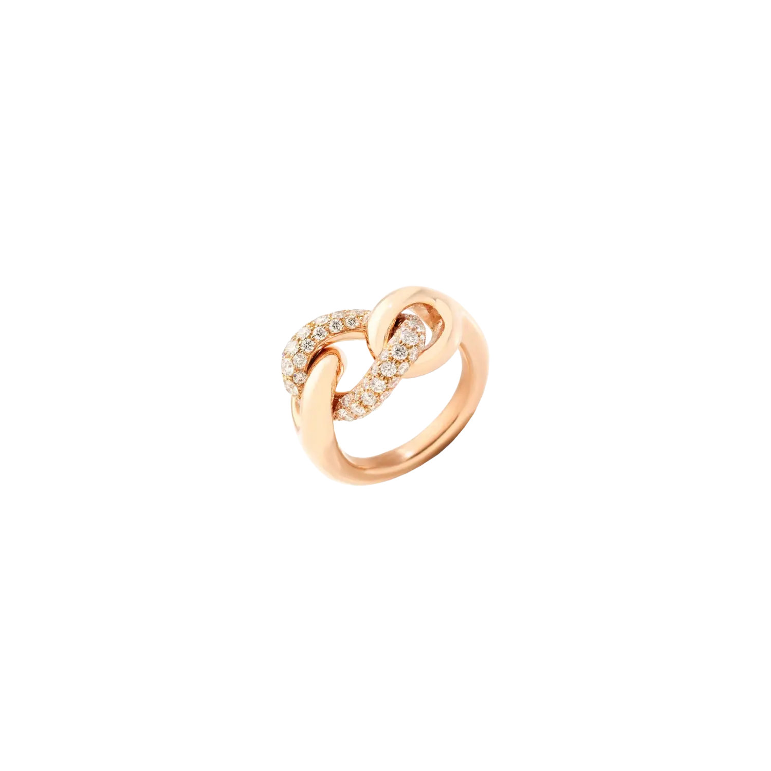 

Кольцо-Цепочка из розового золота с бриллиантами Pomellato