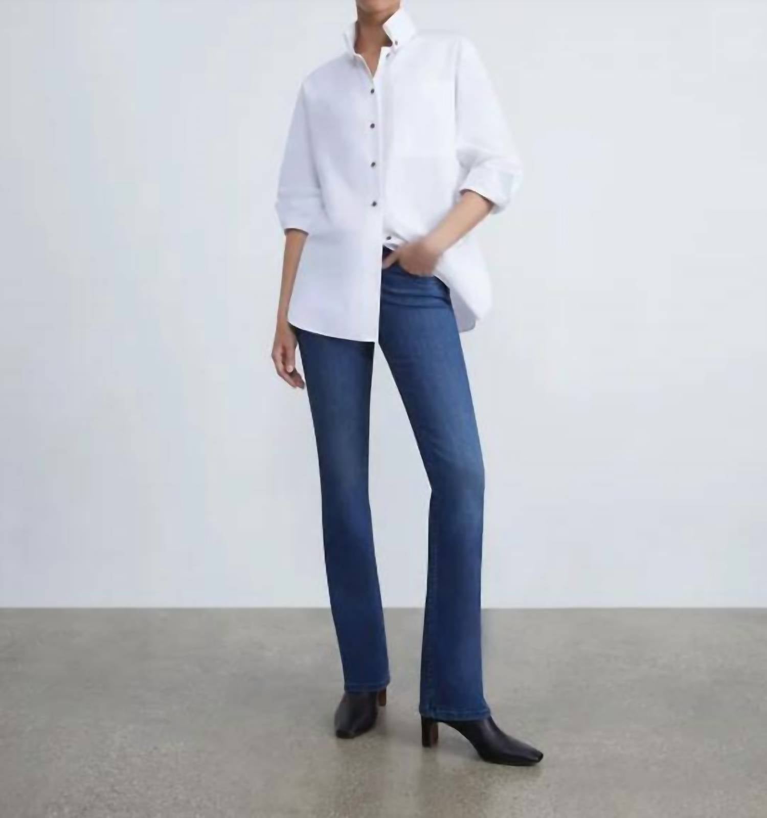 

Джинсы Mercer Kick-Flare в цвете Empire Indigo Lafayette 148