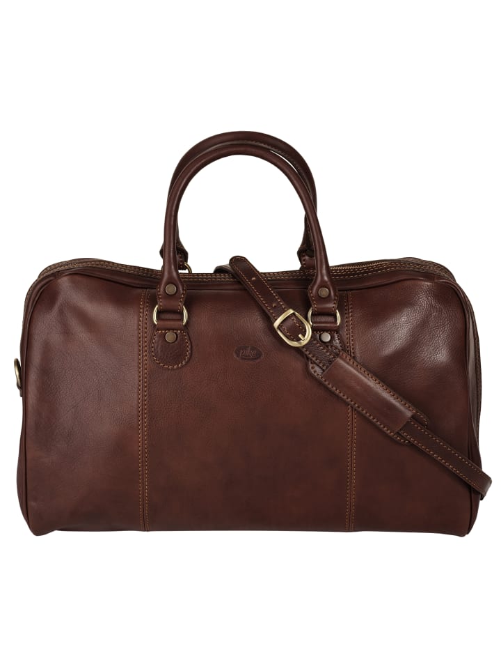 

Дорожная сумка CALABRIA MEDIO коричневого цвета piké