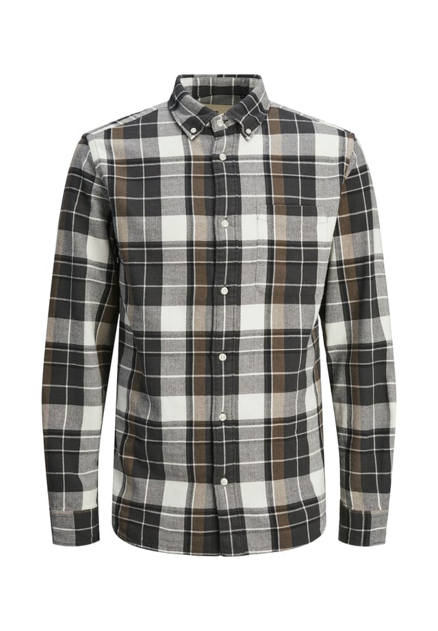 

Рубашка Blubrook рубашка с длинными рукавами Jack & Jones, коричневый