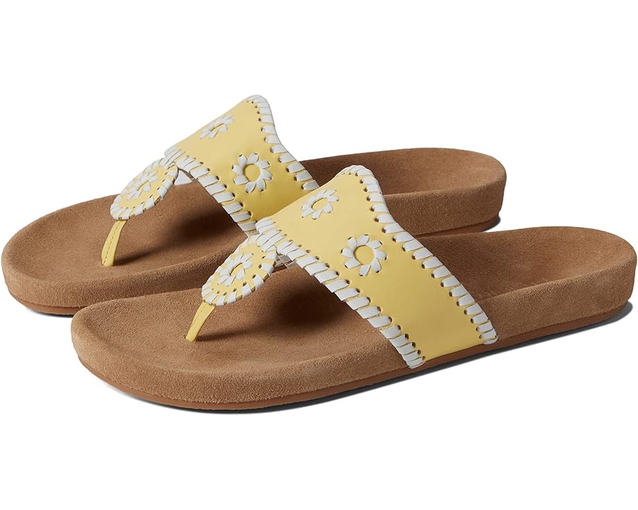 

Сандалии Jack Rogers Jacks Comfort Sandal, цвет Butter/White