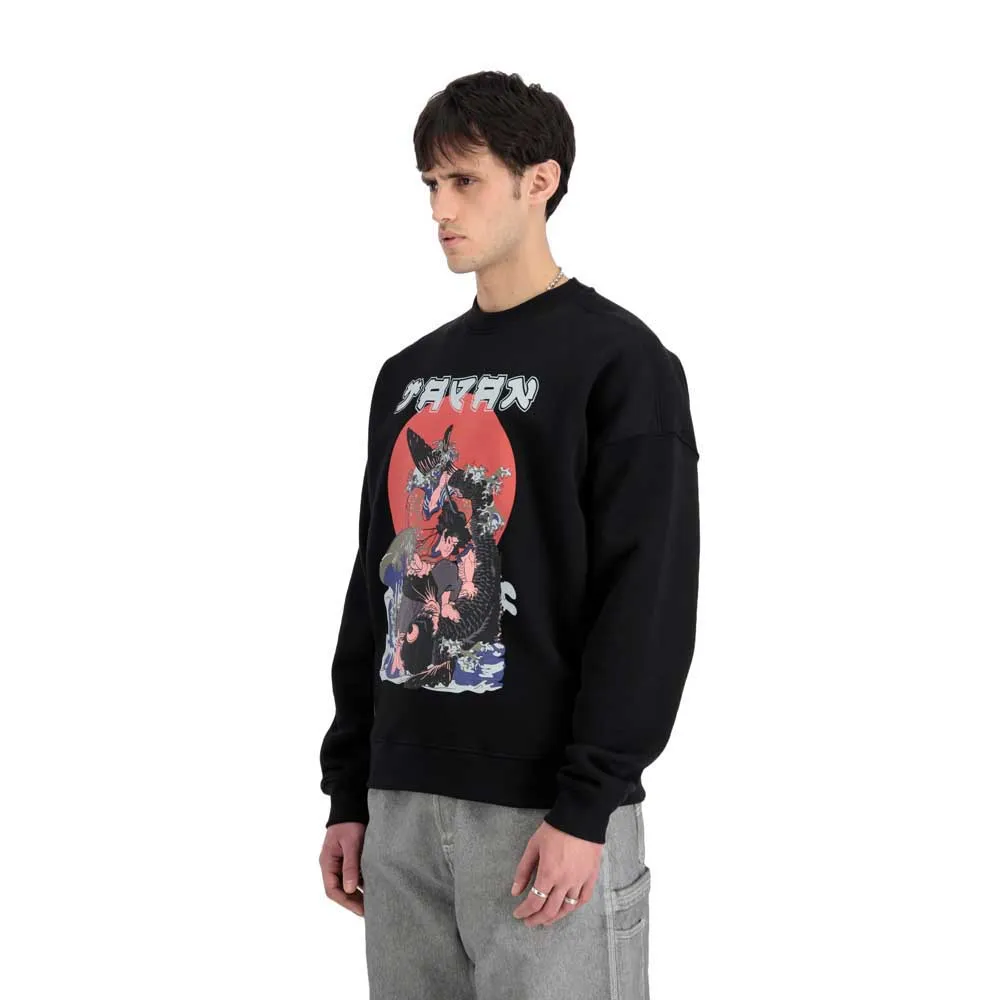 

Толстовка Alpha Industries Japan Warrior, черный