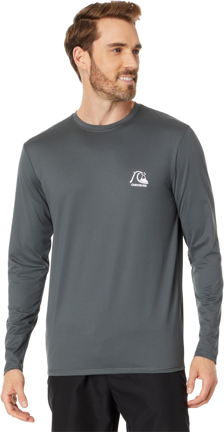 

Плавки Quiksilver Heritage Heather Long Sleeve Surf Tee, цвет Iron Gate