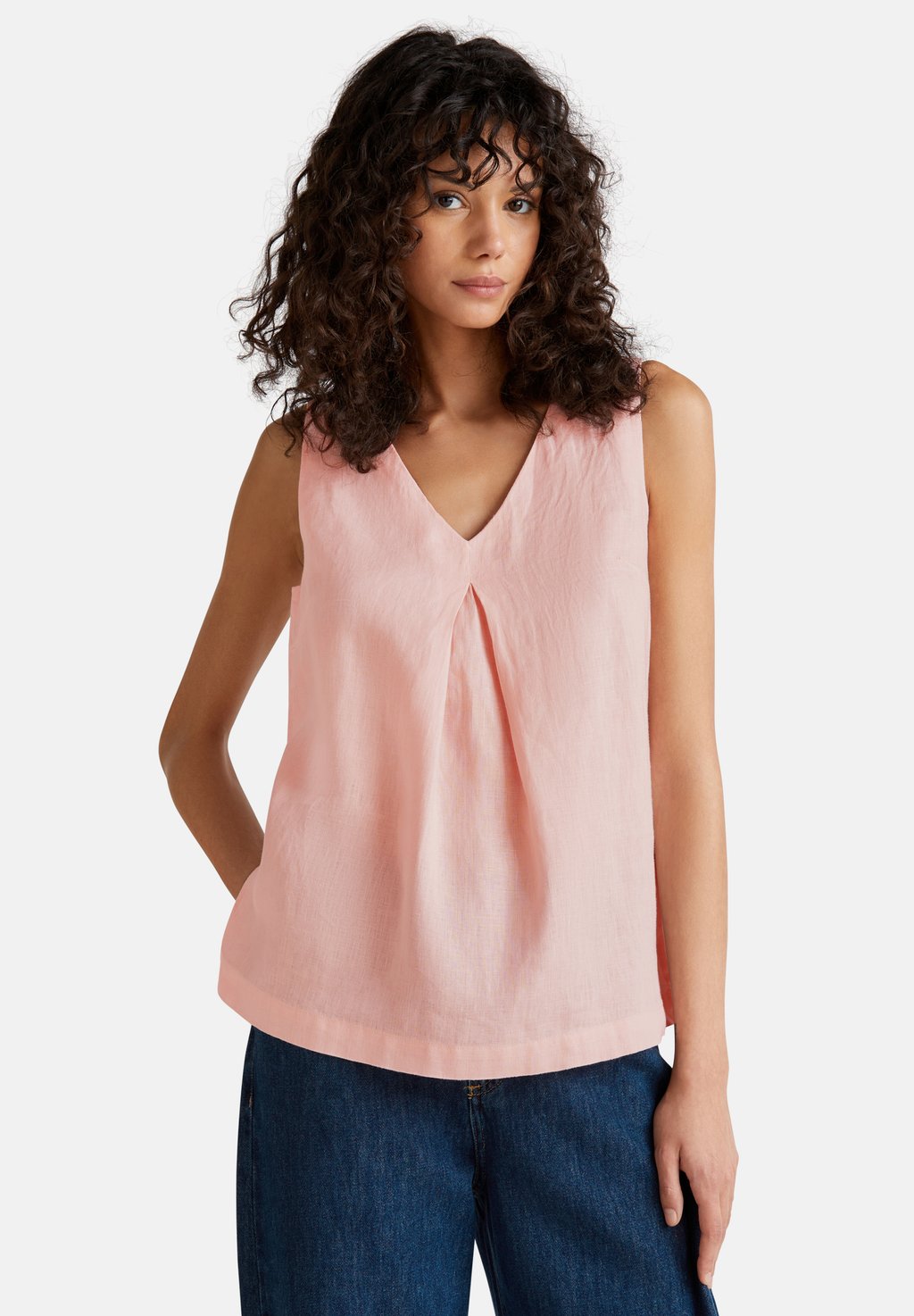 

Топ SLEEVELESS United Colors of Benetton, фуксия