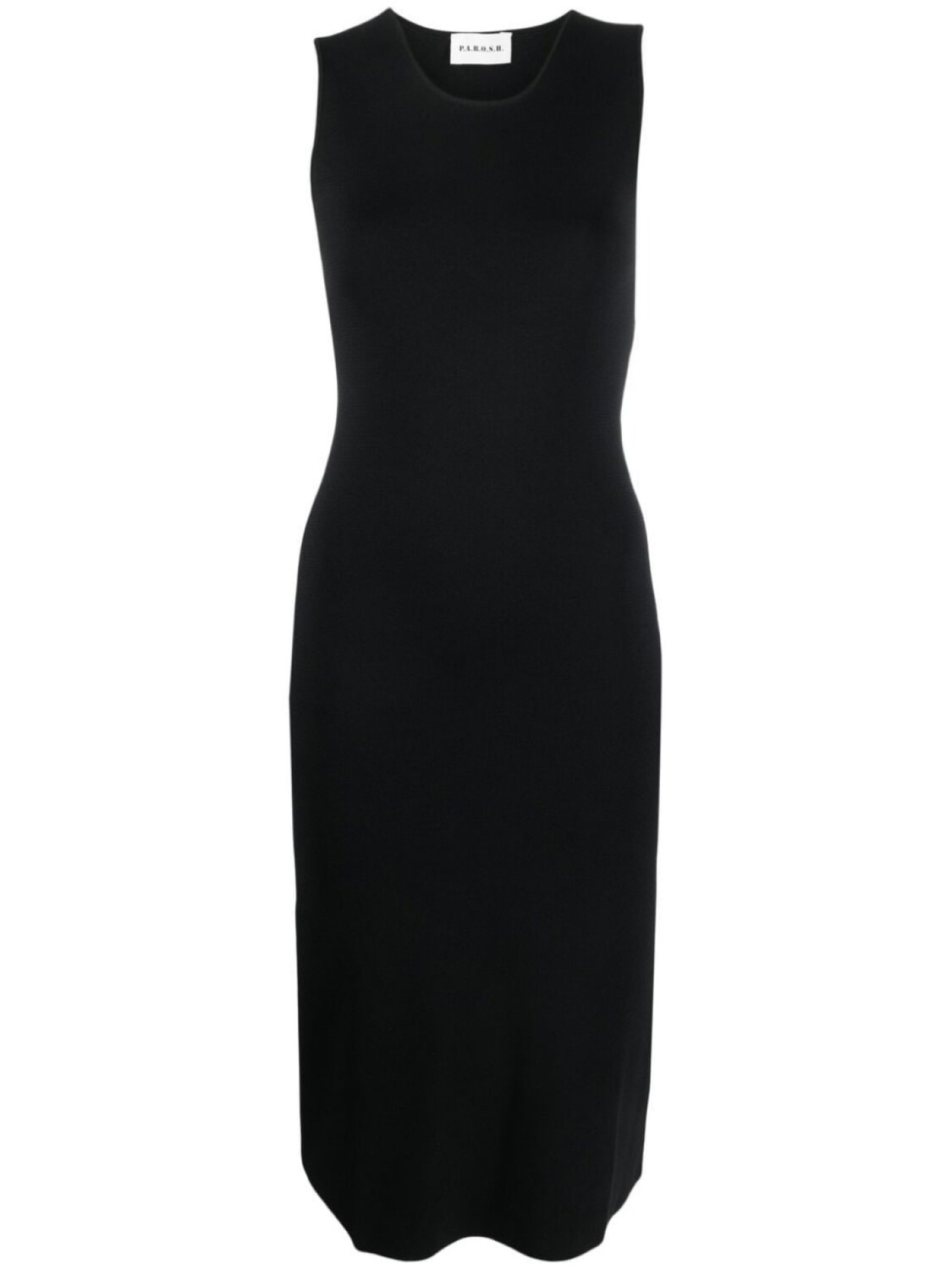 

P.A.R.O.S.H. knitted midi dress, черный
