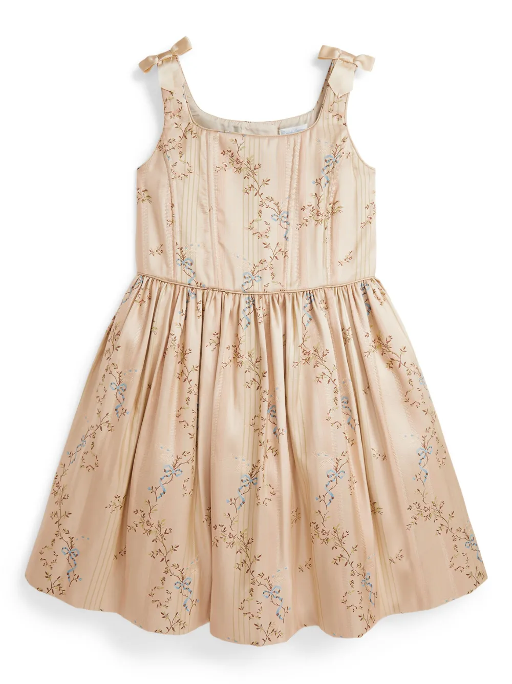 

Платье с цветочным принтом POLO RALPH LAUREN KIDS, нейтральный