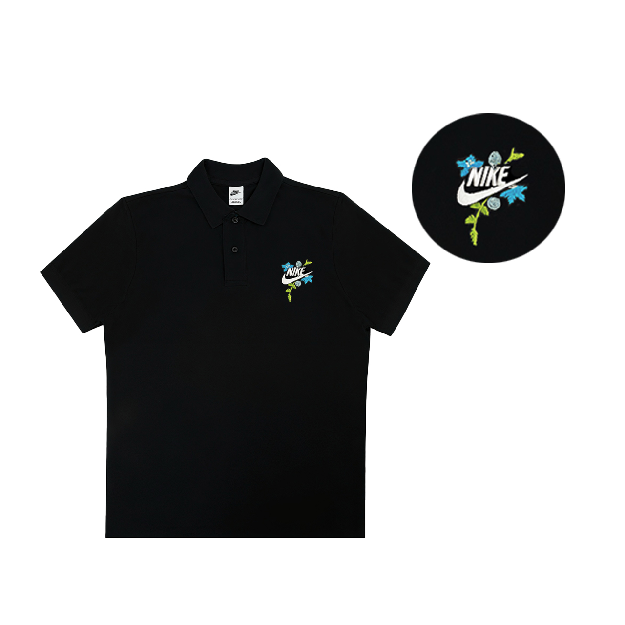 

Nike Футболка-поло Dri Fit мужская black, Черный, Nike Футболка-поло Dri Fit мужская black